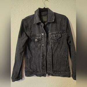 Lucky Brand Charcoal Denim Jacket